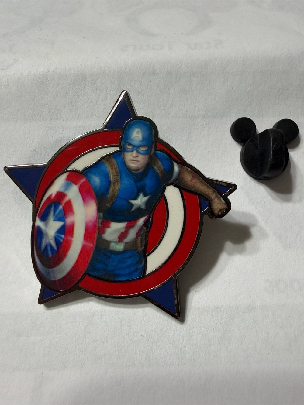 Disney marvel Captain America Enamel Pin - Red, White & Blue